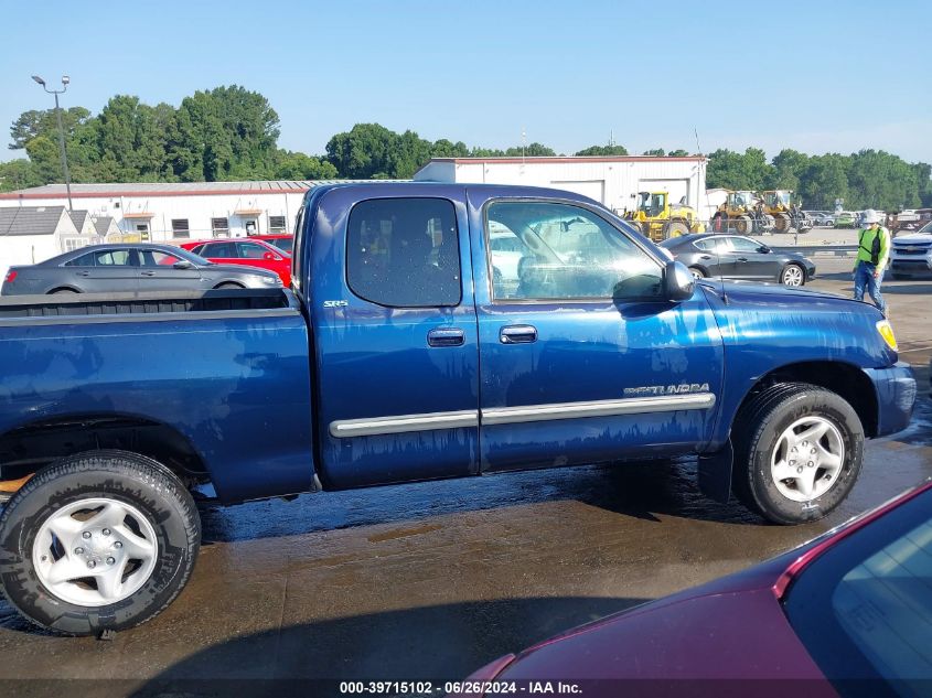 2003 Toyota Tundra Sr5 V8 VIN: 5TBRT34103S363105 Lot: 39715102