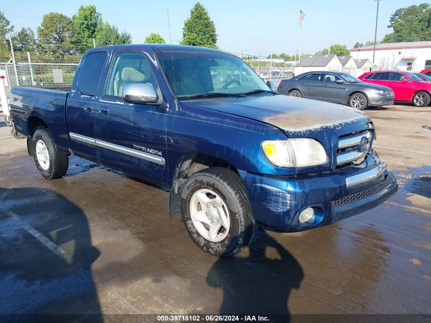 2003 Toyota Tundra Sr5 V8 VIN: 5TBRT34103S363105 Lot: 39715102