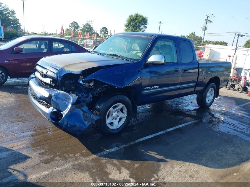 2003 Toyota Tundra Sr5 V8 VIN: 5TBRT34103S363105 Lot: 39715102