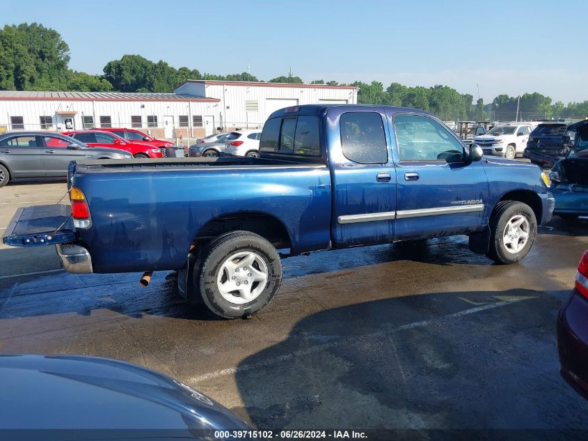 2003 Toyota Tundra Sr5 V8 VIN: 5TBRT34103S363105 Lot: 39715102