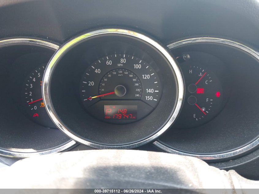 2012 Kia Sorento Ex VIN: 5XYKUDA65CG222278 Lot: 39715112