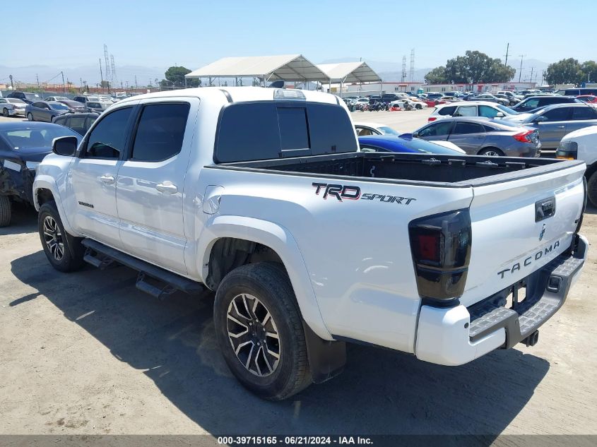 2021 Toyota Tacoma Double Cab/Sr5/Trd Sport/ VIN: 3TMAZ5CNXMM148657 Lot: 39715165