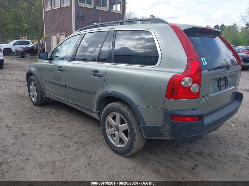 2006 Volvo Xc90 2.5T VIN: YV4CZ592661276249 Lot: 39715201