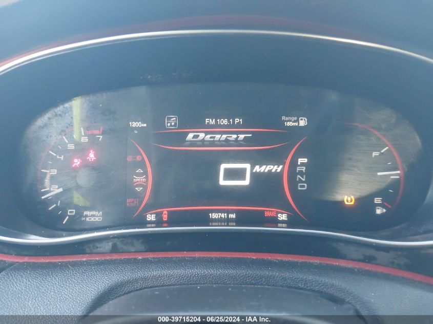 2014 Dodge Dart Aero VIN: 1C3CDFDH1ED907574 Lot: 39715204