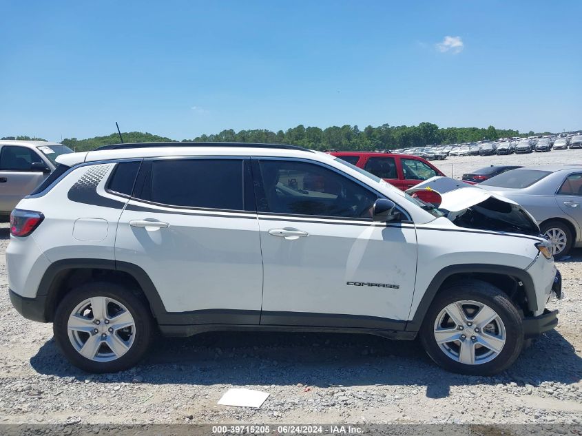 2022 JEEP COMPASS LATITUDE 4X4 - 3C4NJDBB5NT143853