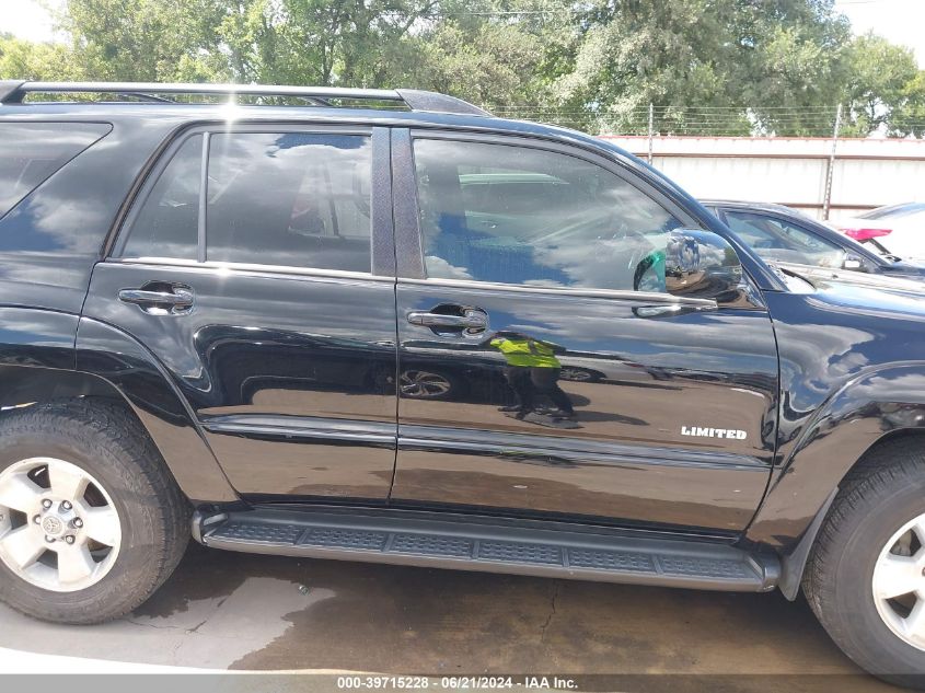 2005 Toyota 4Runner Limited V6 VIN: JTEZU17R558031352 Lot: 39715228