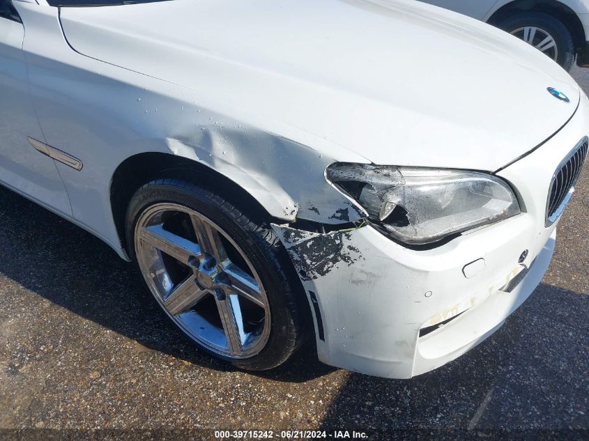 2013 BMW 750Li VIN: WBAYE8C51DD133405 Lot: 39715242