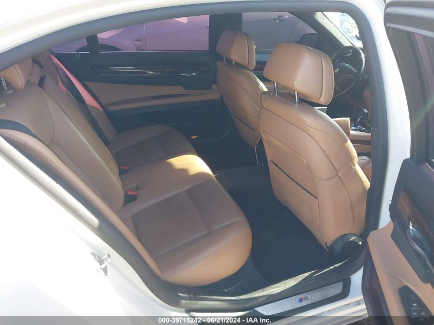 2013 BMW 750Li VIN: WBAYE8C51DD133405 Lot: 39715242