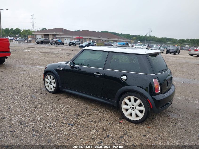 2003 Mini Cooper S VIN: WMWRE33453TD72705 Lot: 39715286