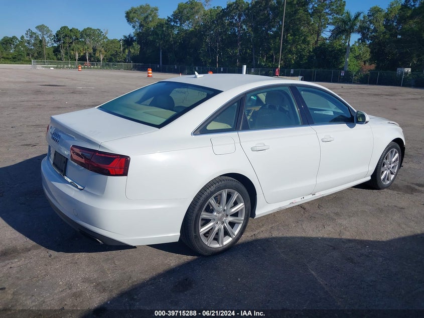2016 Audi A6 Premium VIN: WAUCFAFC2GN078809 Lot: 39715288