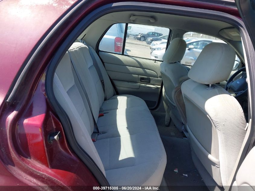 2004 Ford Crown Victoria Lx VIN: 2FAFP74W04X115837 Lot: 39715305