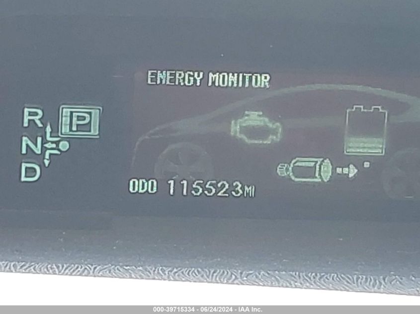 2010 Toyota Prius Ii VIN: JTDKN3DU3A0025534 Lot: 39715334