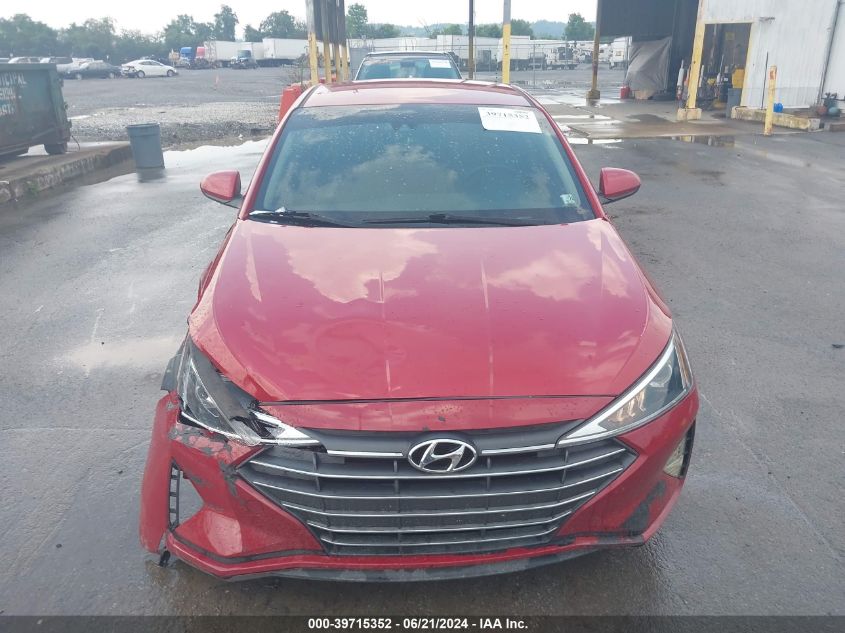 2019 Hyundai Elantra Sel VIN: 5NPD84LF7KH403321 Lot: 39715352