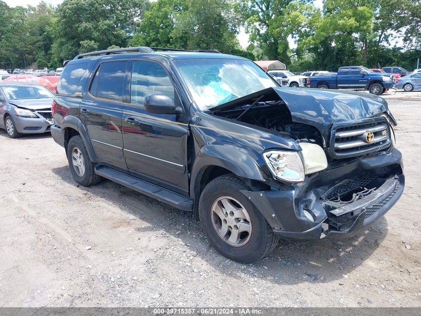 2001 Toyota Sequoia Limited V8 VIN: 5TDZT38AX1S052862 Lot: 39715357
