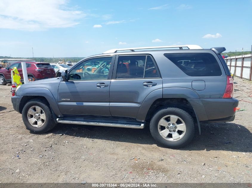 2003 Toyota 4Runner Limited V8 VIN: JTEZT17R438001615 Lot: 39715364