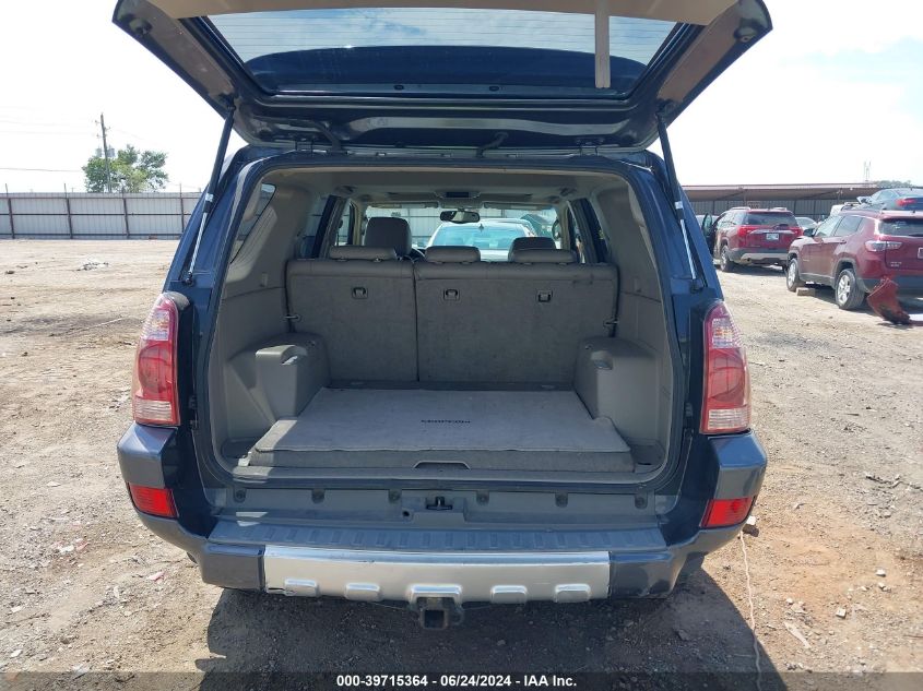 2003 Toyota 4Runner Limited V8 VIN: JTEZT17R438001615 Lot: 39715364