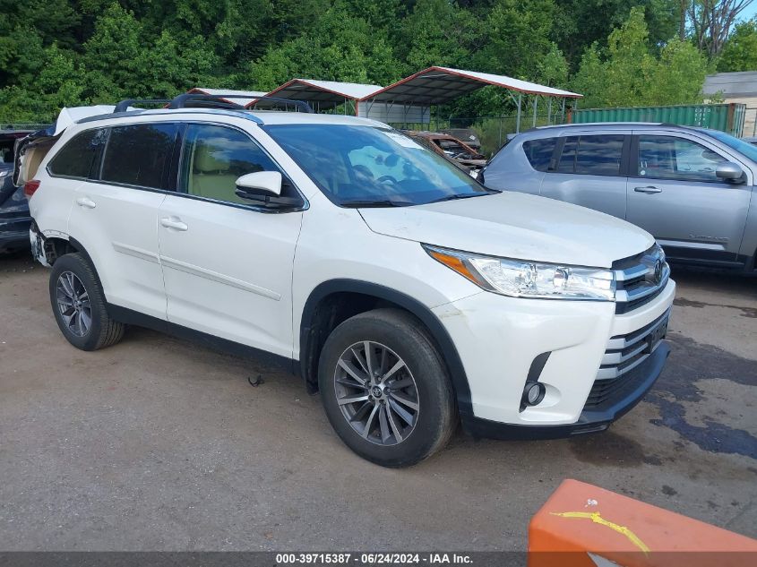 2019 TOYOTA HIGHLANDER SE/XLE - 5TDJZRFH4KS915624