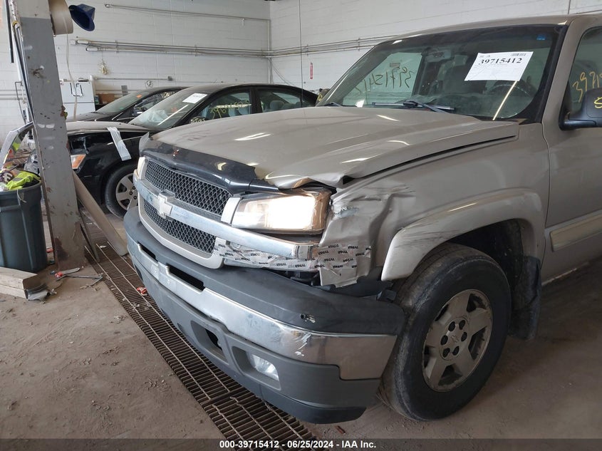 2005 Chevrolet Silverado 1500 K1500 VIN: 1GCEK19B15Z281206 Lot: 39715412
