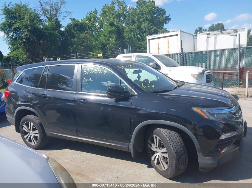 2017 Honda Pilot Ex VIN: 5FNYF6H34HB003497 Lot: 39715419