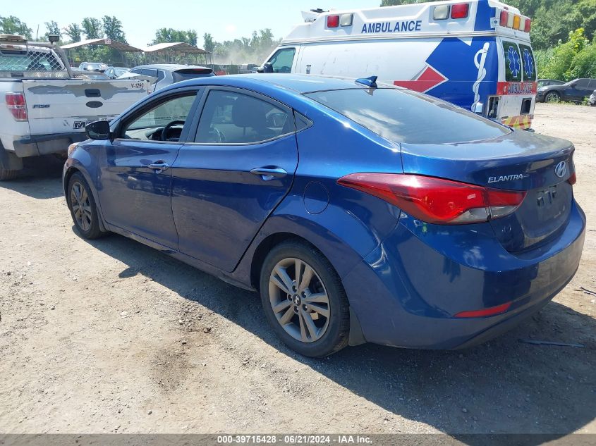 5NPDH4AE7GH796660 | 2016 HYUNDAI ELANTRA