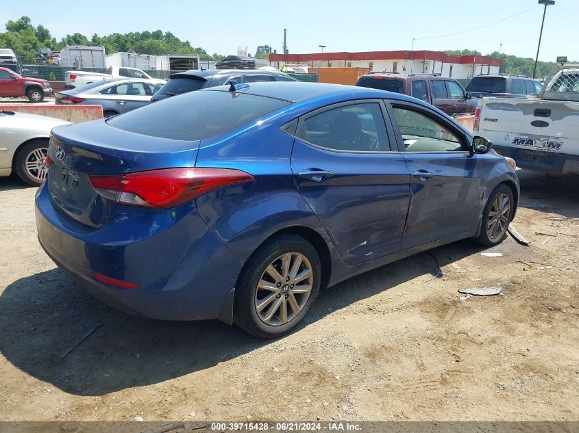 5NPDH4AE7GH796660 | 2016 HYUNDAI ELANTRA