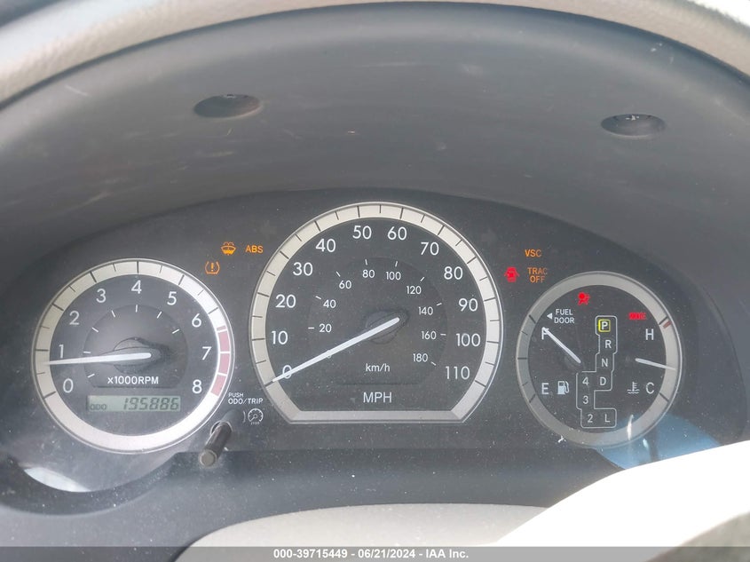 2010 Toyota Sienna Ce/Le VIN: 5TDKK4CC5AS289097 Lot: 39715449