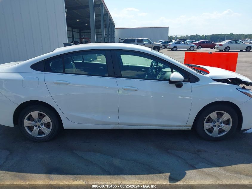 2018 Chevrolet Cruze Ls Auto VIN: 1G1BC5SM9J7143527 Lot: 39715455