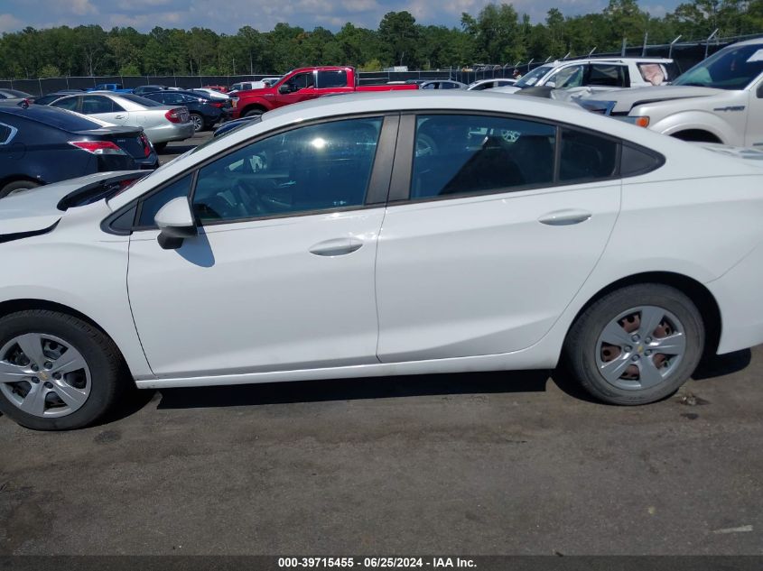 2018 Chevrolet Cruze Ls Auto VIN: 1G1BC5SM9J7143527 Lot: 39715455