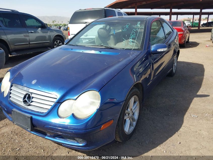 2003 Mercedes-Benz C 230 Kompressor Sport VIN: WDBRN40J33A449873 Lot: 39715470