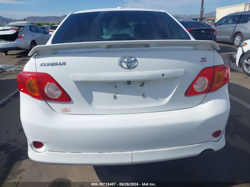 2010 Toyota Corolla S VIN: 1NXBU4EE1AZ306350 Lot: 39715487