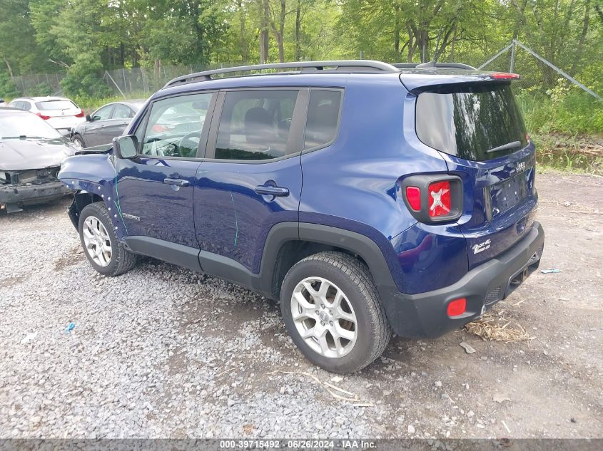 2018 Jeep Renegade Latitude VIN: ZACCJBBB1JPH46389 Lot: 39715492