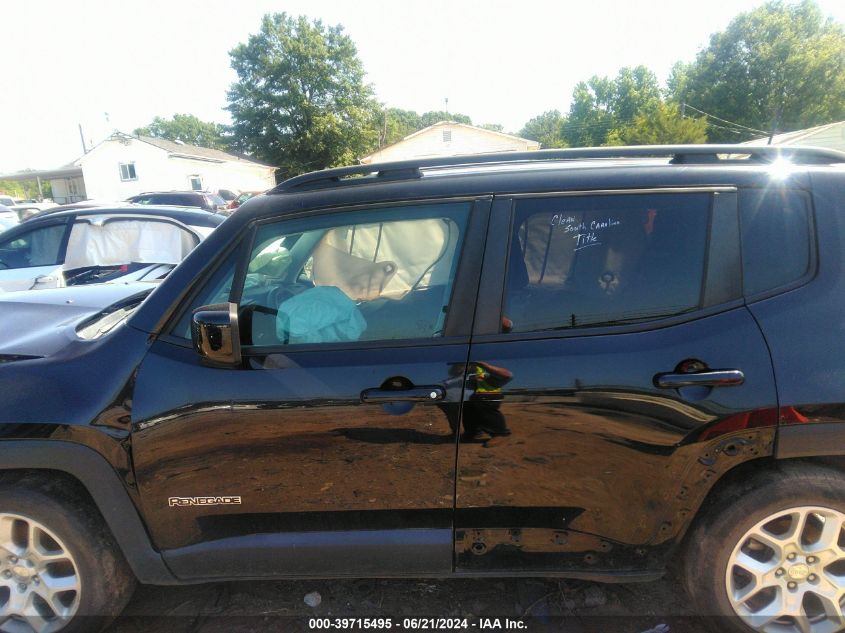 2018 Jeep Renegade Latitude Fwd VIN: ZACCJABB1JPH13385 Lot: 39715495