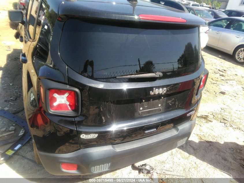 2018 Jeep Renegade Latitude Fwd VIN: ZACCJABB1JPH13385 Lot: 39715495