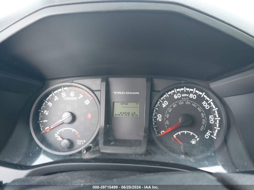 2016 Toyota Tacoma Sr VIN: 5TFAX5GN1GX063737 Lot: 39715499