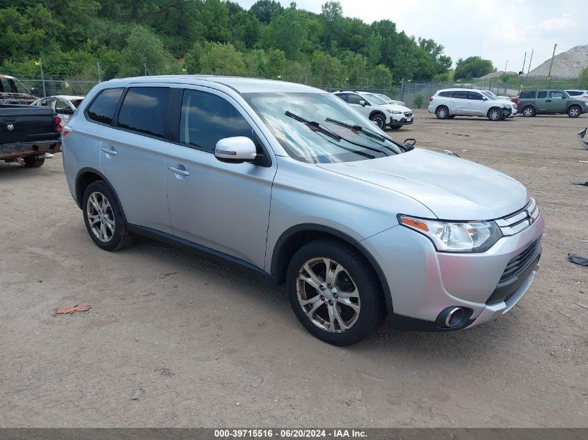 2015 Mitsubishi Outlander Se VIN: JA4AZ3A3XFZ014314 Lot: 39715516