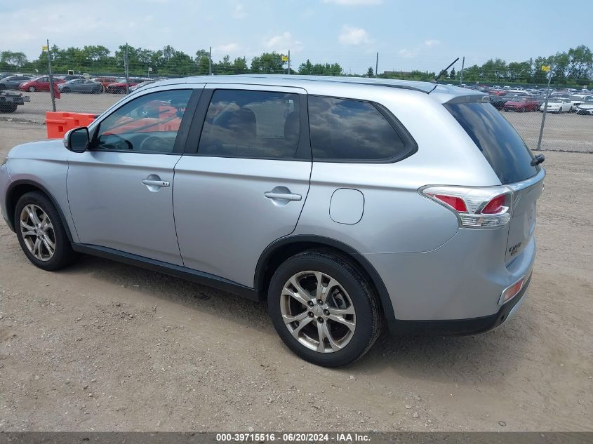 2015 Mitsubishi Outlander Se VIN: JA4AZ3A3XFZ014314 Lot: 39715516