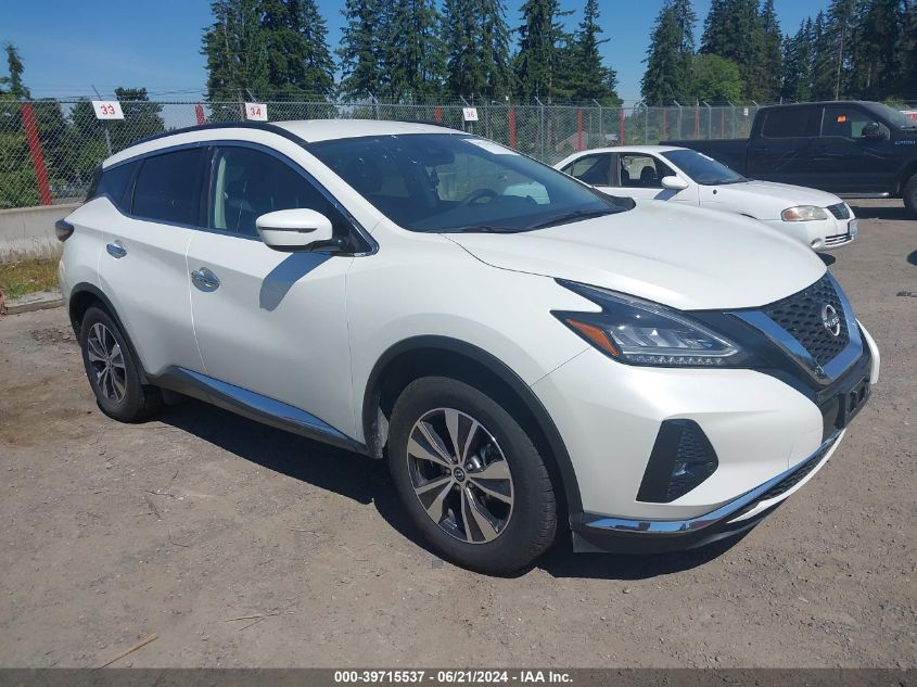 2023 Nissan Murano Sv VIN: 5N1AZ2BS0PC116789 Lot: 39715537