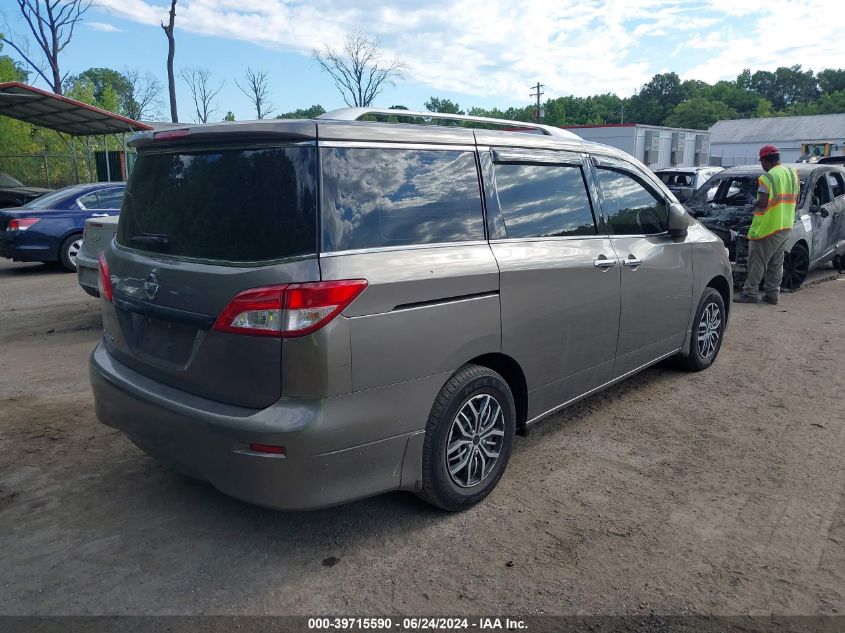 2014 Nissan Quest S VIN: JN8AE2KP3E910834 Lot: 39715590