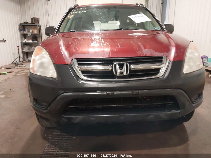 2004 Honda Cr-V Lx VIN: SHSRD78484U235564 Lot: 39715601