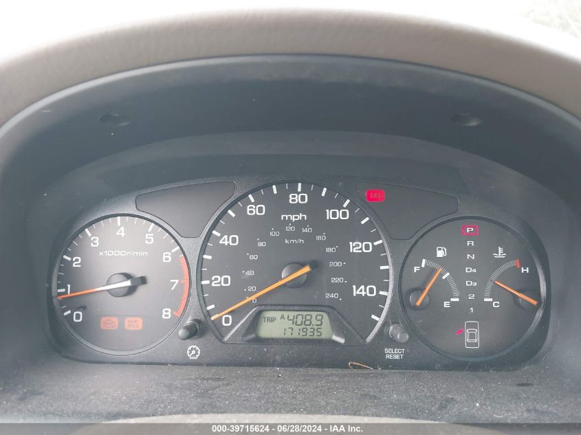 2000 Honda Accord 2.3 Se VIN: 1HGCG5673YA095395 Lot: 39715624