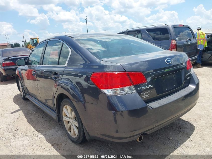 2011 Subaru Legacy 2.5I Premium VIN: 4S3BMBC67B3258932 Lot: 39715632