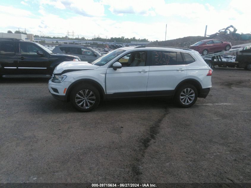 2019 Volkswagen Tiguan Se/Sel/Sel R-Line Jet-Black/Sel R-Line VIN: 3VV2B7AX3KM045197 Lot: 39715634