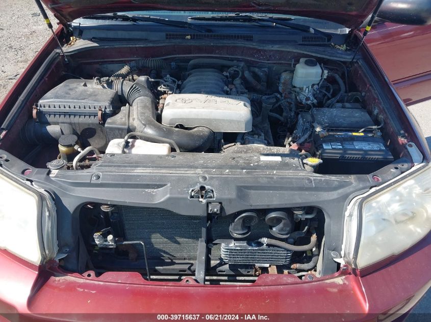 2006 Toyota 4Runner Sr5 V8 VIN: JTEBT14R768036028 Lot: 39715637