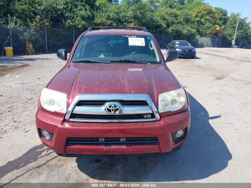 2006 Toyota 4Runner Sr5 V8 VIN: JTEBT14R768036028 Lot: 39715637