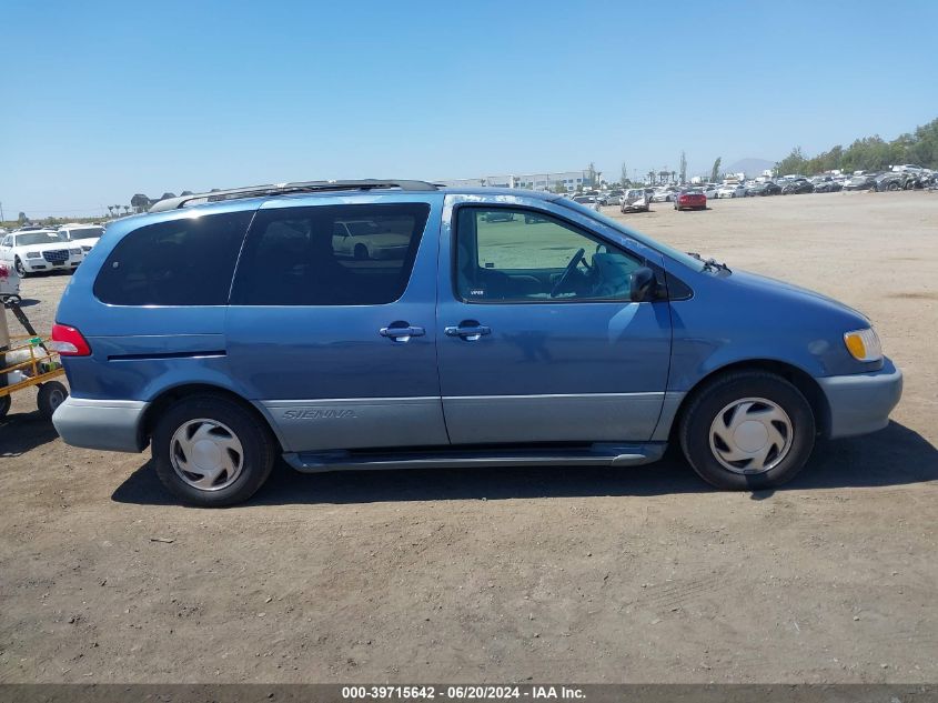 2001 Toyota Sienna Le VIN: 4T3ZF13C31U401959 Lot: 39715642