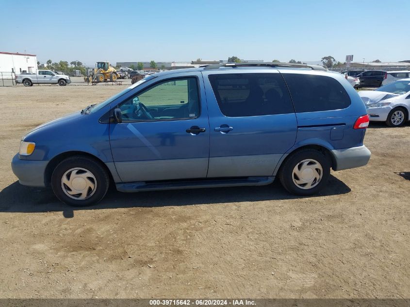2001 Toyota Sienna Le VIN: 4T3ZF13C31U401959 Lot: 39715642
