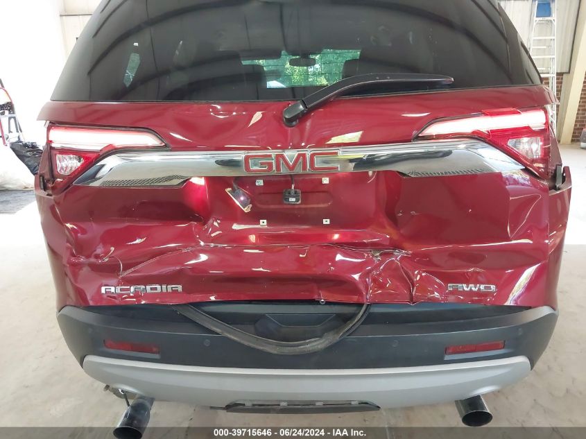 2019 GMC Acadia Slt-1 VIN: 1GKKNULS4KZ225989 Lot: 39715646