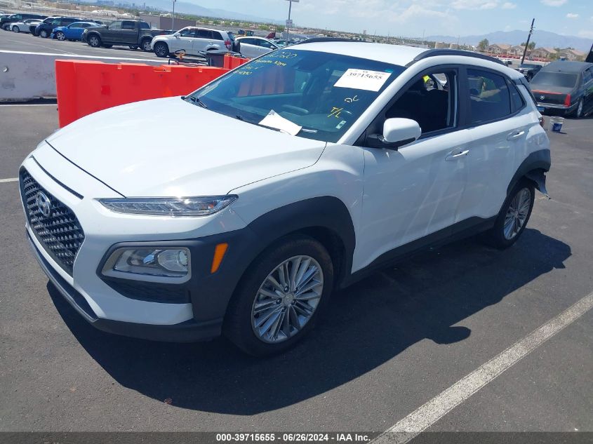 2020 Hyundai Kona Sel VIN: KM8K22AA6LU525305 Lot: 39715655