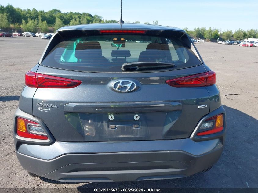 2021 Hyundai Kona Se VIN: KM8K1CAA7MU735647 Lot: 39715678