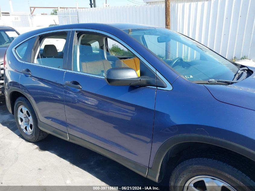 2014 Honda Cr-V Lx VIN: 2HKRM3H39EH530070 Lot: 39715688